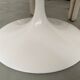 Florence Knoll round table, marble top and tulip base, circa 1960, Eero Saarinen