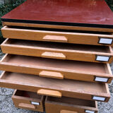 Meuble de métier à plans et dessins