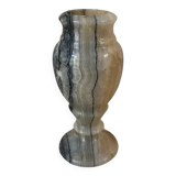 Antique grey onyx vase