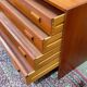 Commode bibliothèque bar scandinave en teck vintage années 60