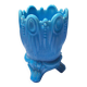 Portieux photophore cigar holder antique opaline turquoise blue gothic