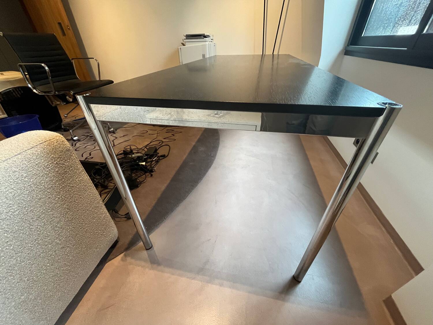 USM Haller Black Desk