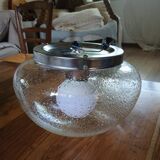 Designer ceiling light in bubble glass