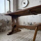 Monastery-style farmhouse table, pine, 210cm