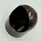 Pair of Brown Gedy Wall Lamps by Makio Hasuike 1970s Italian Design NOS