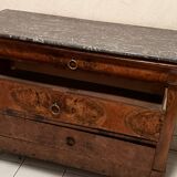 Chest of drawers with marble top