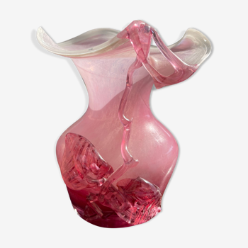 Glass paste vase