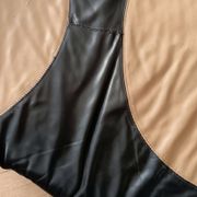 Poltromec two-tone leather sofa design, 1970s