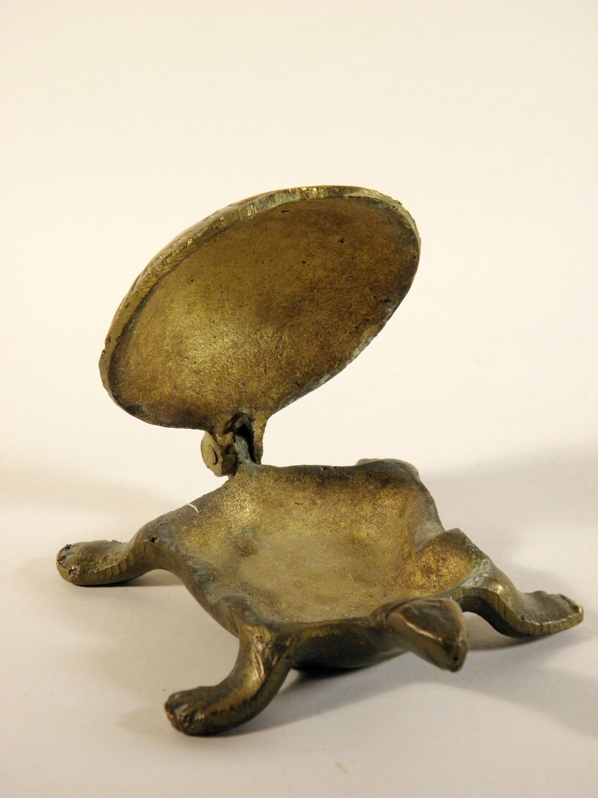 Brass "turtle" ashtray