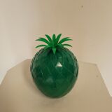 Vintage green "pineapple" ice bucket from the 1970s