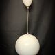 Vintage 60s enameled metal pendant light – retro lamp