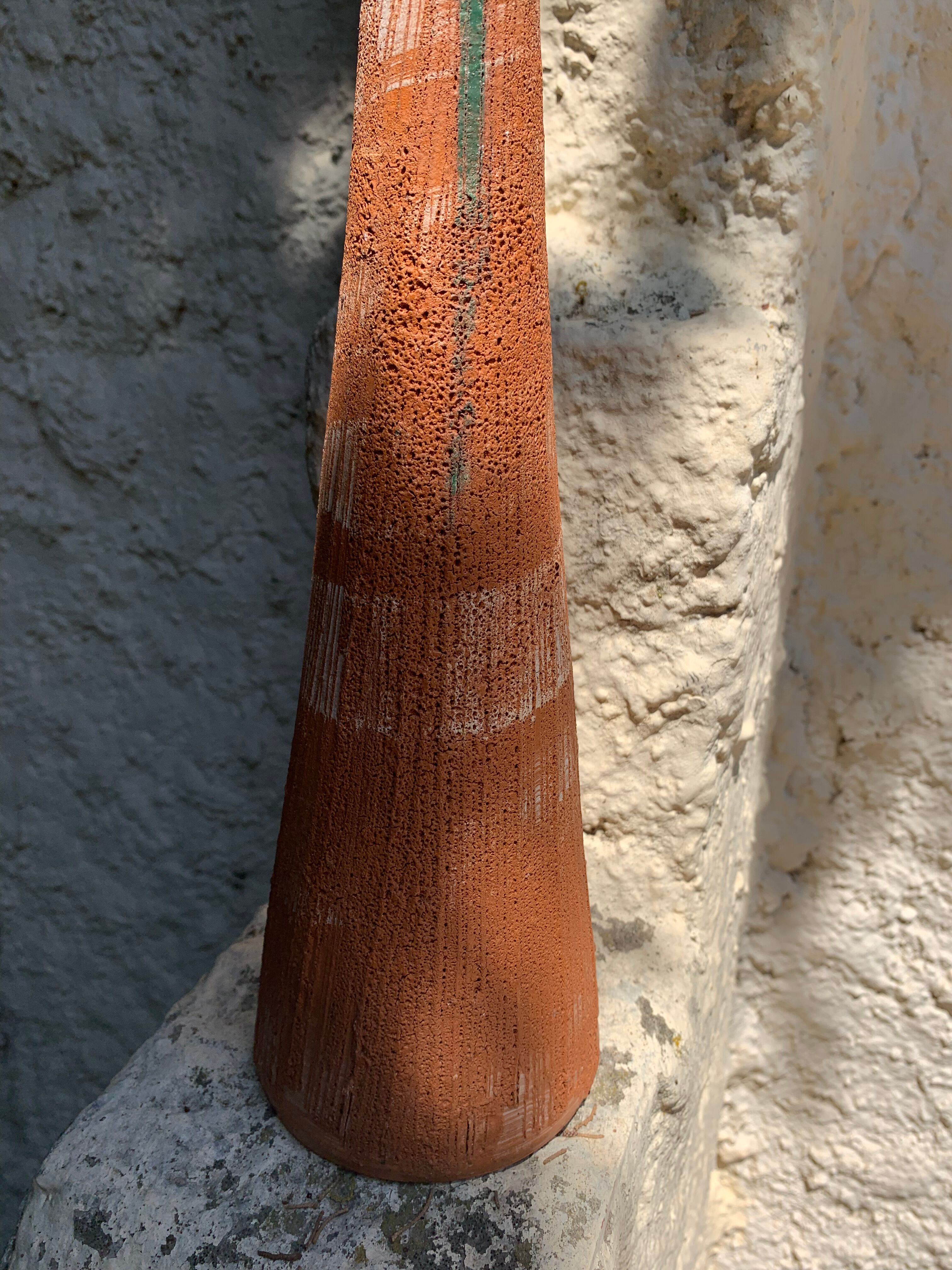Large terracotta vase