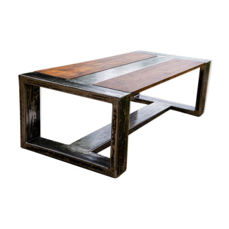 Industrial coffee table