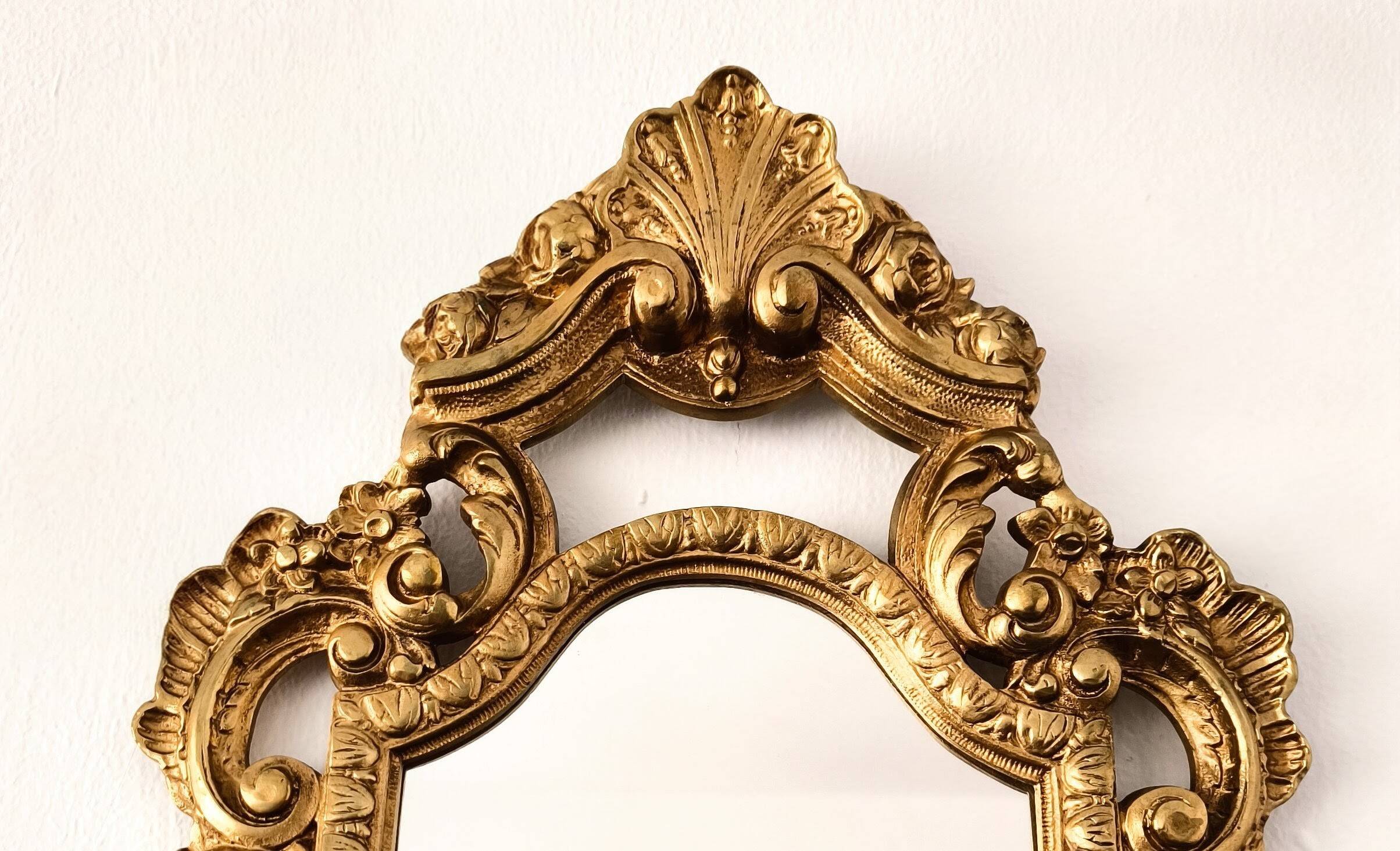 Bronze mirror in Louis XV style