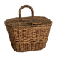 Old woven wicker basket