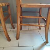 Chaises bistrot quatre vintage