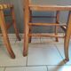 Vintage four-quarter bistro chairs