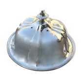 Cloche à servir individuelle métal argenté