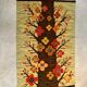 Polish kilim or wall rug with tree and blossoms motif from Cepelia, 1960s