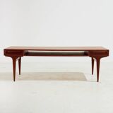 Restored teak coffee table (MK10665)