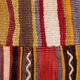 Vintage Turkish kilim handwoven 282x346 cm