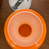 Orange globe lamp pop Space Age