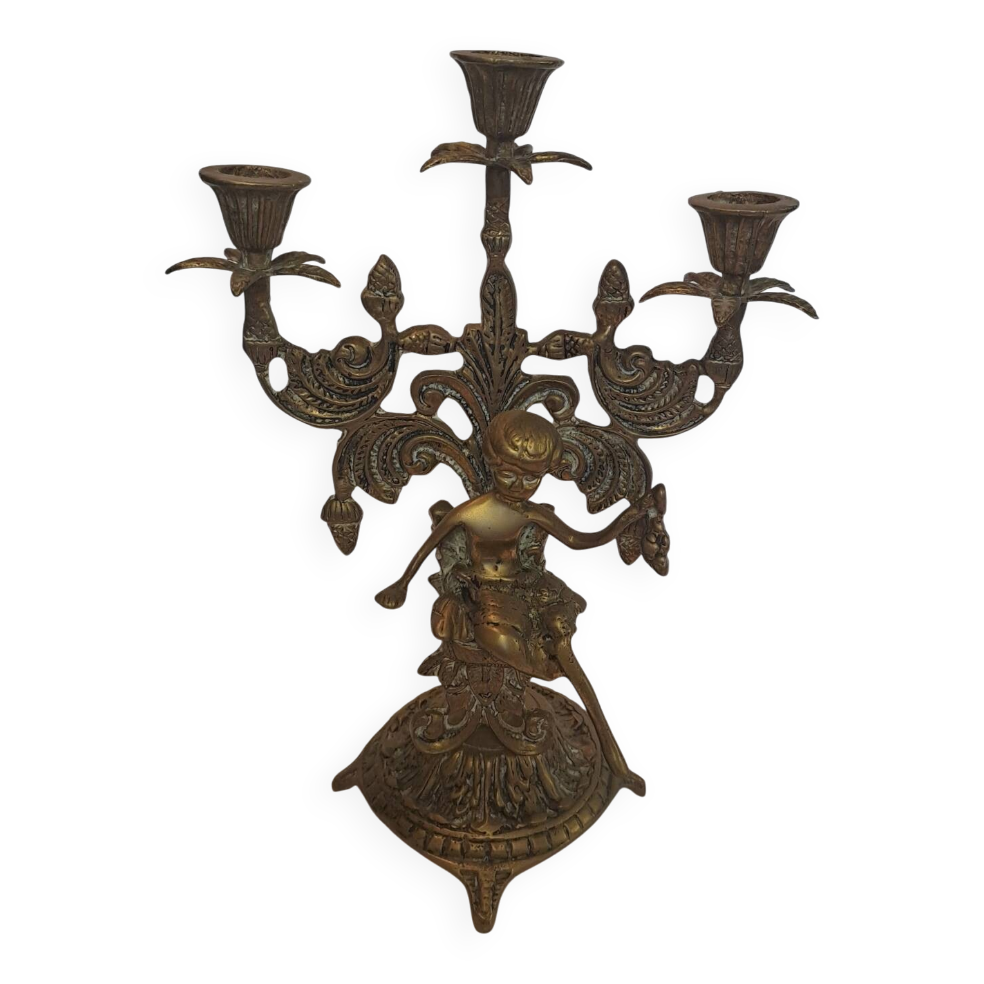 Vintage bronze chandelier