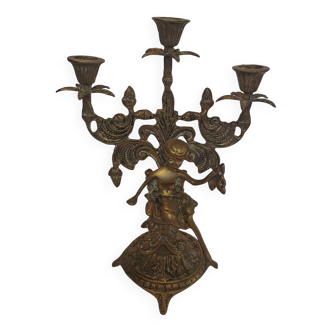 Vintage bronze chandelier