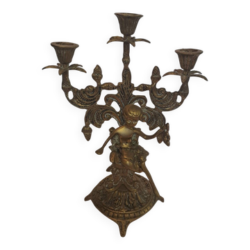 Vintage bronze chandelier
