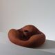 Unique vintage sculptural ceramic vase.