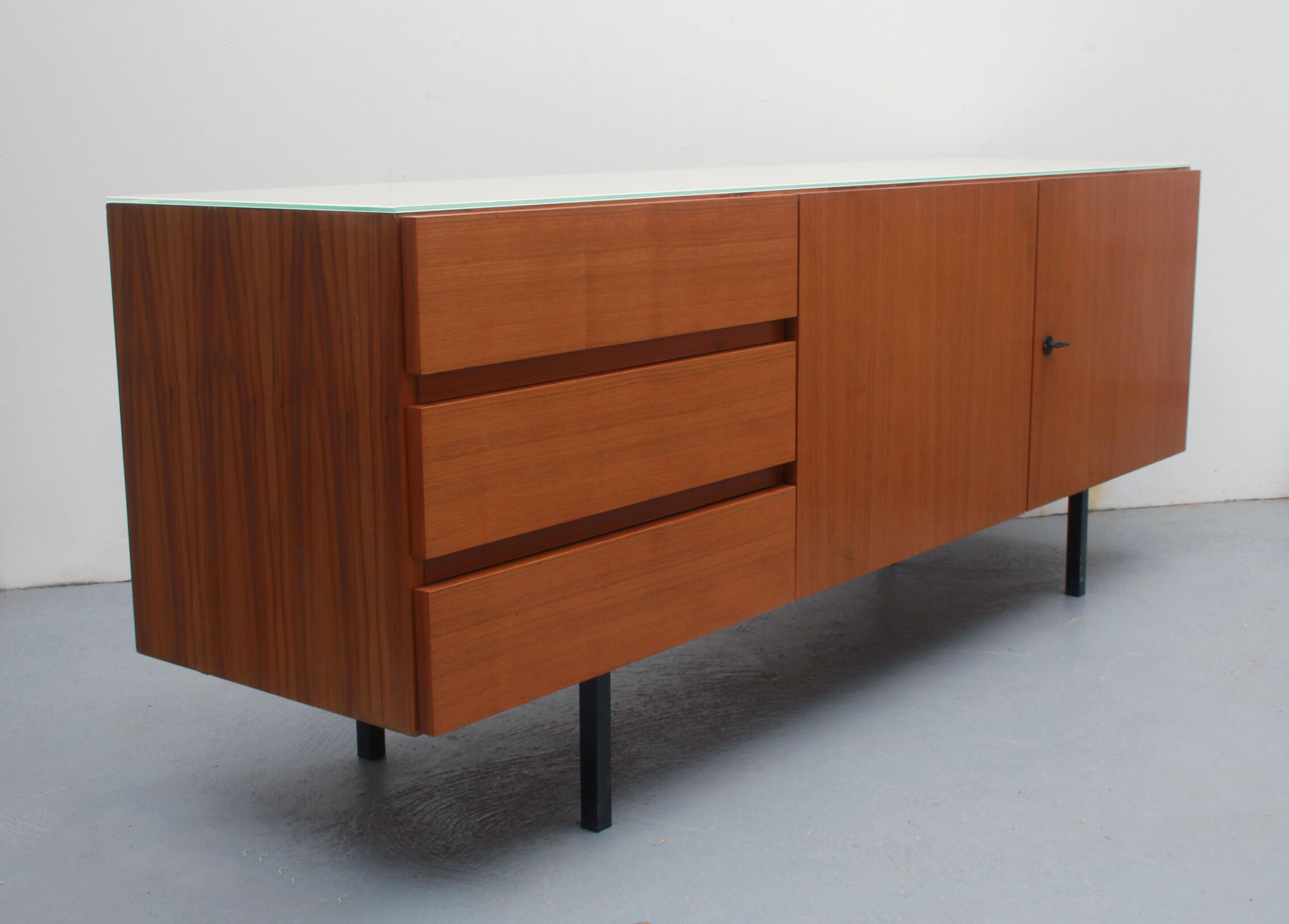 1960s sideboard in teak, 180cm