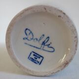 Glazed stoneware ceramic pitcher signed Dolphi, France