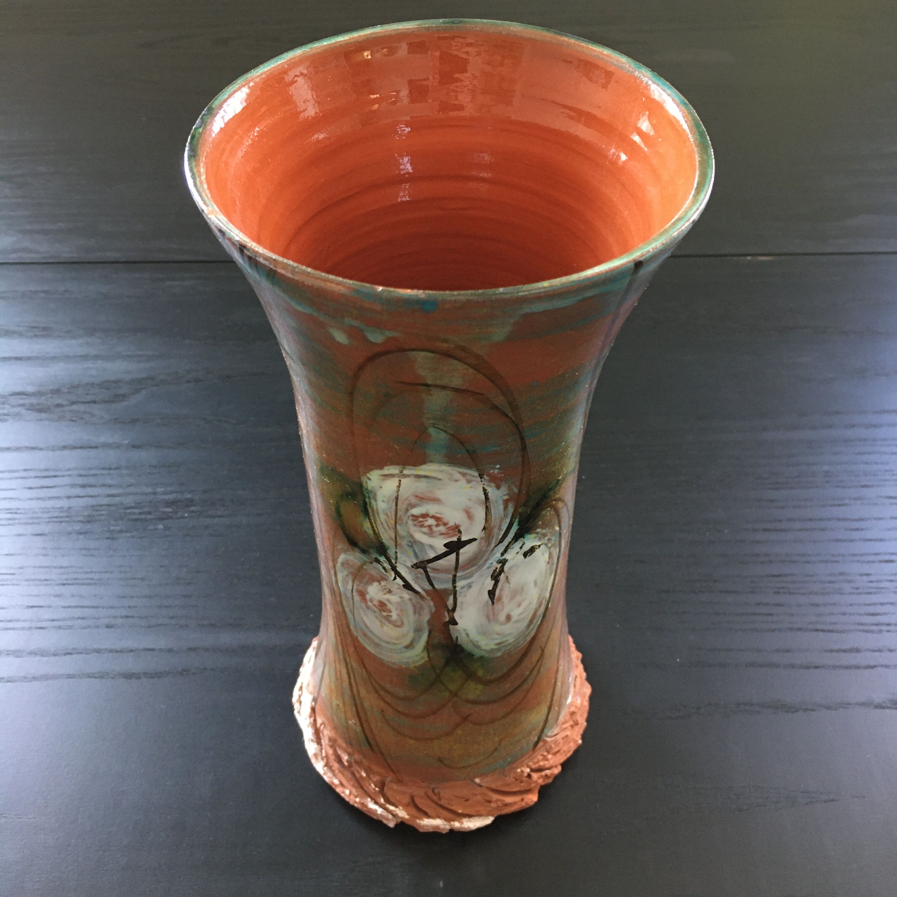 Vase unique piece signed