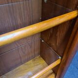 Vintage teak display case by Dyrlund