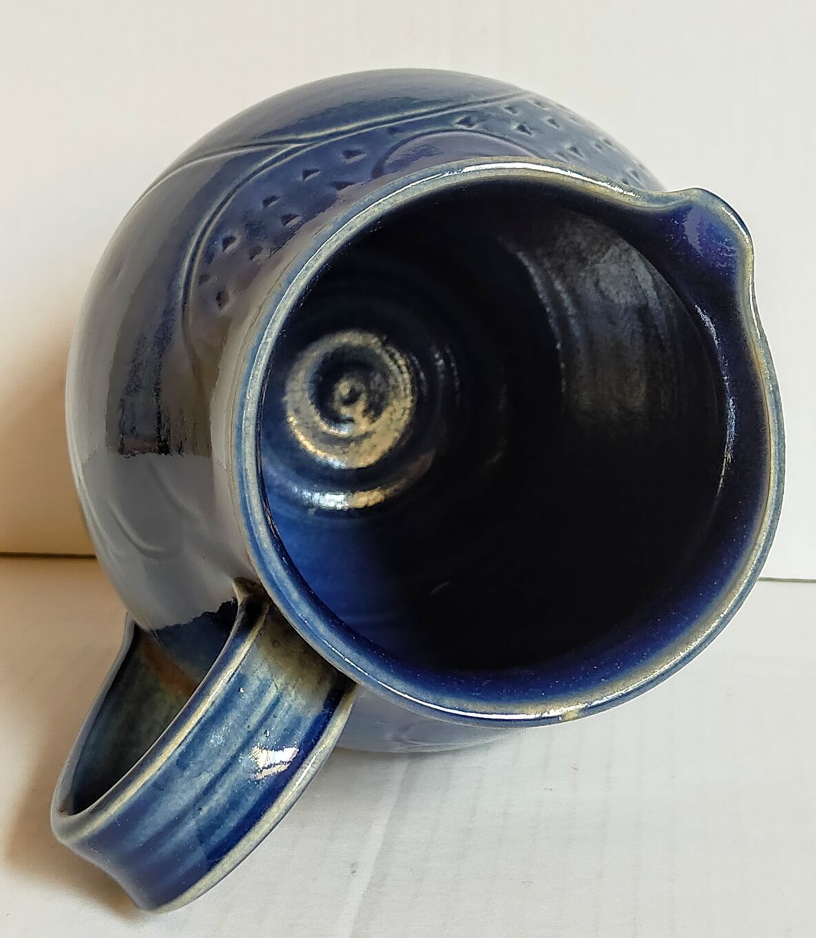 Vintage ceramic zoomorphic potter's pitcher