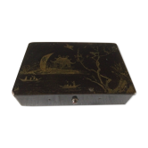 boiled cardboard box decorated Napoleon III