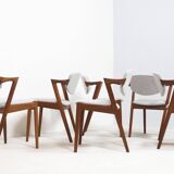 Schou Andersen set of six teak ‘model 42’ dining chairs – Kai Kristiansen