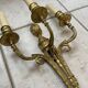 Paires d'appliques bronze Louis XVI