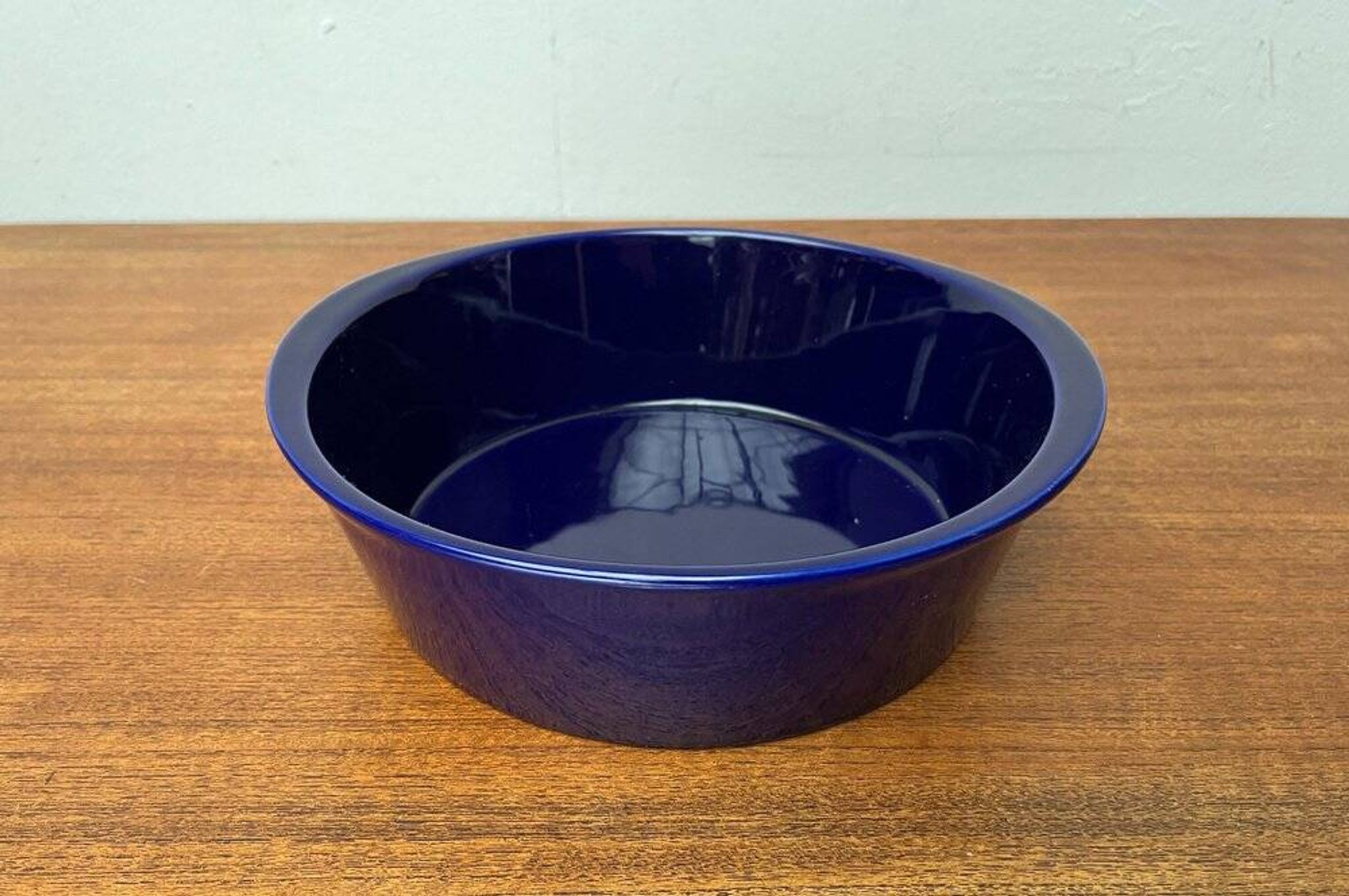 Dark blue ceramic vintage German bowl Lukull by Schönwald
