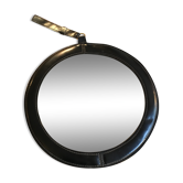 Miroir en cuir avec attache