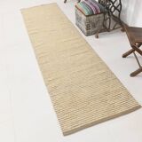 3x10 Rug For Haallway Brown Beige Turkish Runner Rug, 82x306Cm SKU 35079