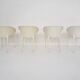 Set of 4 "Soft Egg" chairs by Philippe Starck for Driade, Italy