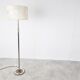 Chrome brutalist floor lamp, 1970s