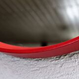 Vintage round Scandinavian mirror 1970