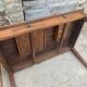 Solid oak farmhouse table with 2 drawers 1900