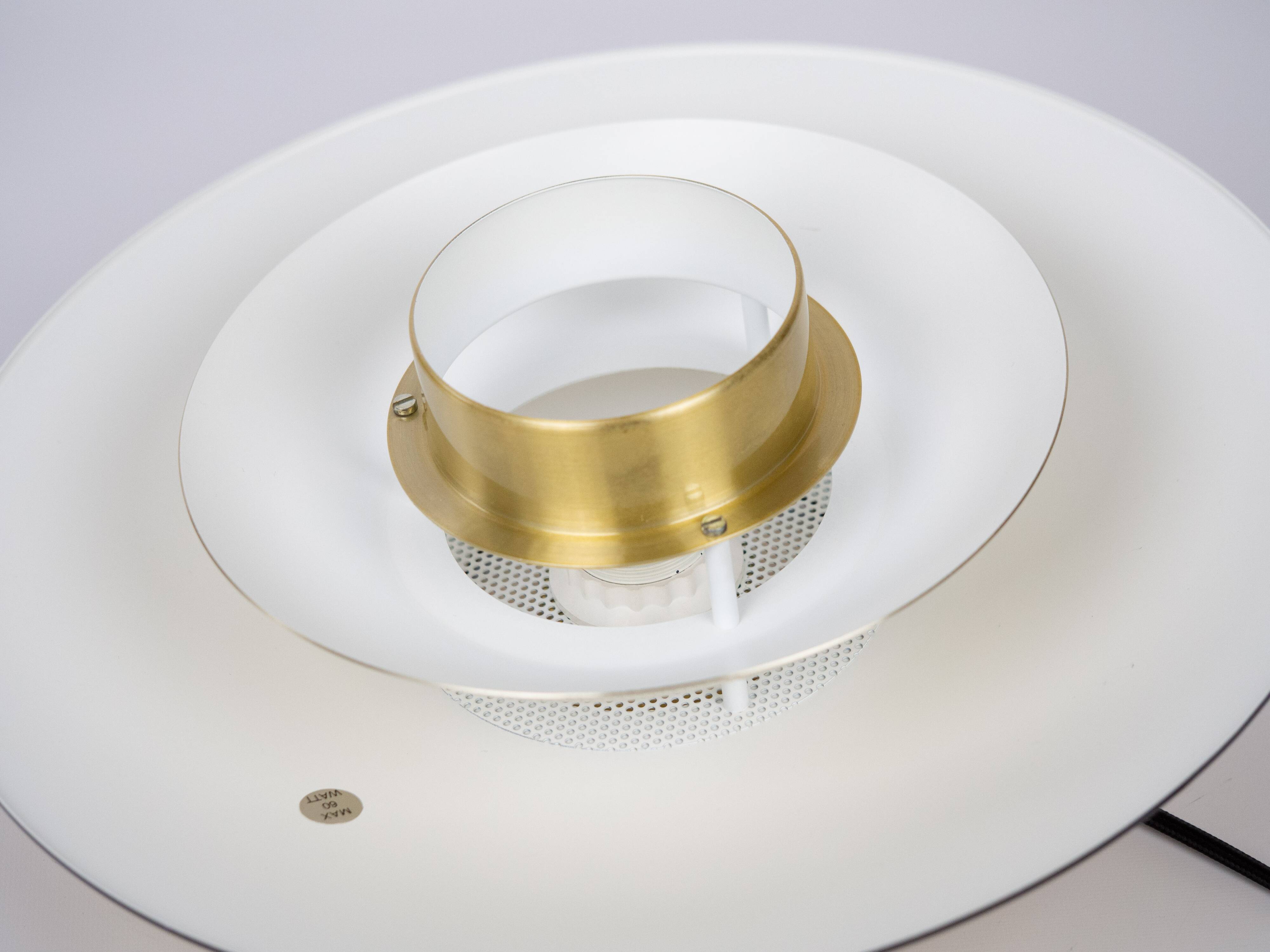 Lampe suspendue vintage danoise des années 1980