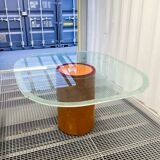 Tobia & Afra Scarpa - glass dining table "Tobia Alto"