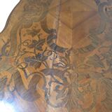 Marquetry silverware cabinet
