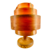 B-262 Pine Veneer Table Lamp By Hans-Agne Jakobsson For Ab Ellysett, Sweden, 1960S
