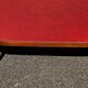 Louis XV style canapé in moulded wood – red velvet fabric – 19th century